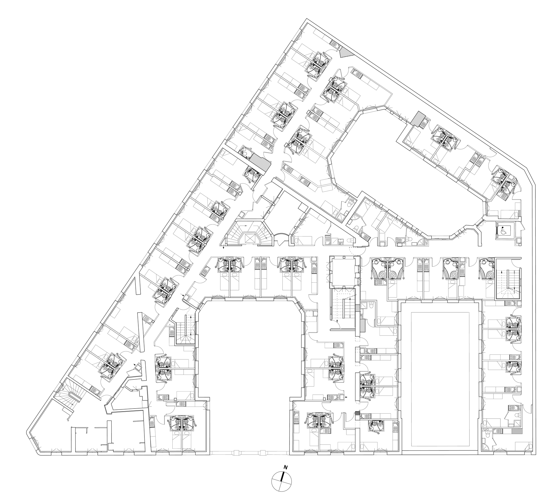 Plan d’étage courant